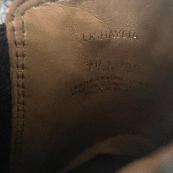 Lucky Brand Haylia Snake Print Pull-On Leather Booties - Picture 8 of 9